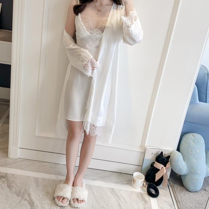 Quảng Cáo 1.1 (RA-1291)|Áo Choàng Ngủ/ Áo Choàng Kimono Lụa 2 Trong 1 Loại 1910 / Sesingan / Áo Choàng Ngủ | BigBuy360 - bigbuy360.vn