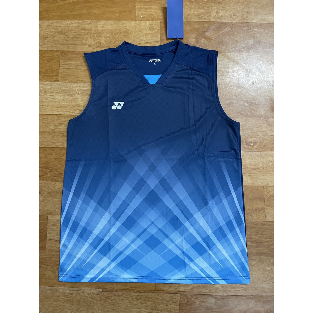 Áo cầu lông Yonex 6998 sát nách Xanh than nam