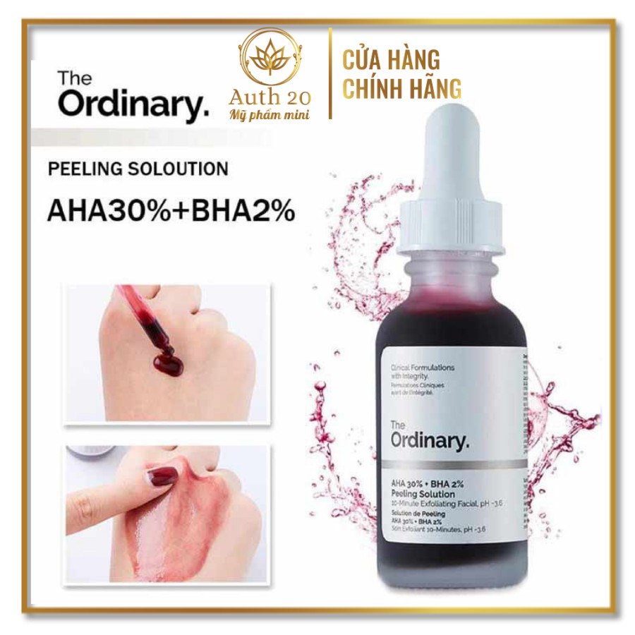 Tái tạo da AHA 30% + BHA 2% The Ordinary