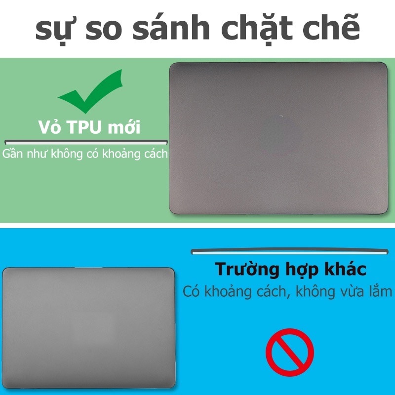 Ốp tpu mềm thích hợp cho MacBook Pro 14 16 inch A2442 Air 13 M1 A2337 A2338 2020 A2179 Pro 13 A2289 A2159 2021