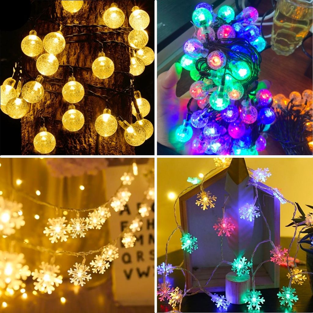 Dây Đèn Led Trang Trí , Đèn Nháy Trang Trí Nhiều Màu