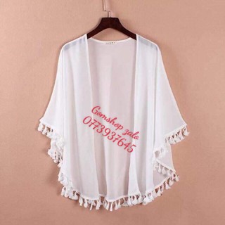Áo khoác voan biển kimono