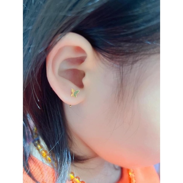 Bông tai hồ điệp gold 10 k