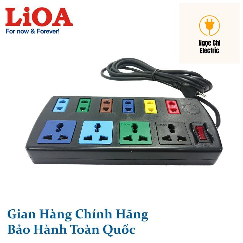 [CHÍNH HÃNG] Ổ cắm điện LiOA 10 Ổ đa năng (4D6S32 4D6S52)