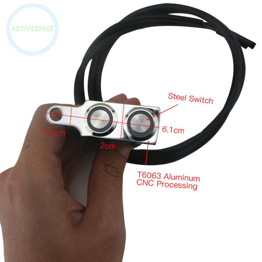 Công tắc DC 12V chống thấm nước có đèn LED sáng gắn tay cầm xe máy chất lượng cao