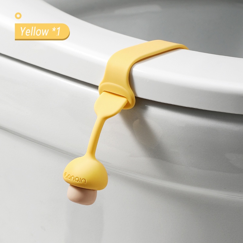 Dụng Cụ Nhấc Nắp Bồn Cầu Chống Tiếp Xúc Hình Nấm Bằng Silicone