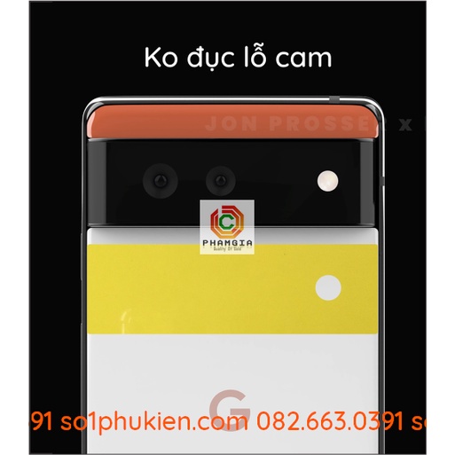 Dán camera Google Pixel 6 dẻo ppf bảo vệ