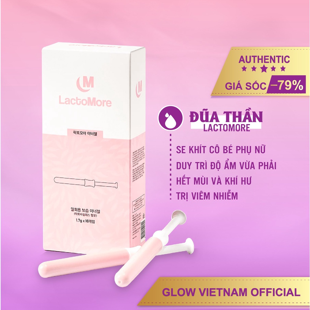 Gel Phụ Khoa Dung Dịch Vệ Sinh Lactomore Nội Đia Hàn Viện Spa cân bằng pH CiCi88 - Glow Vietnam