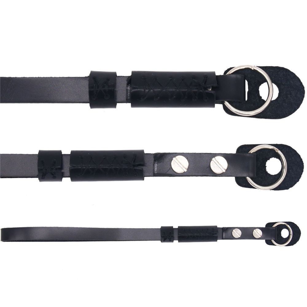 đai da thuộc (đen) cho máy ảnh Panasonic Canon | BigBuy360 - bigbuy360.vn