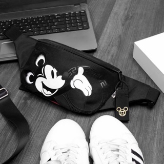 Túi bao tử Mickey đeo chéo cá tính ba màu