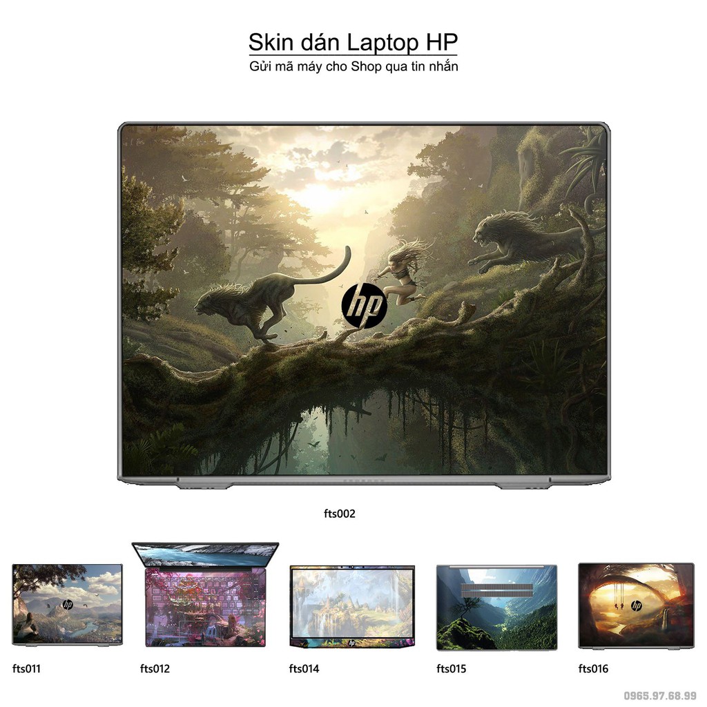 Skin dán Laptop HP in hình Fantasy (inbox mã máy cho Shop)