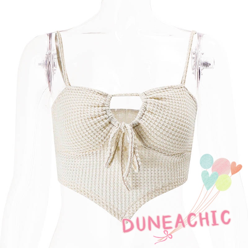 Áo Tank Top Dệt Kim Hở Lưng Gợi Cảm Cho Nữ