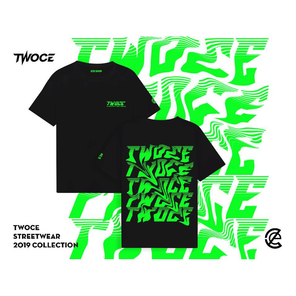 Áo Thun Unisex RIPPLES - Đen // TWOCE BRAND