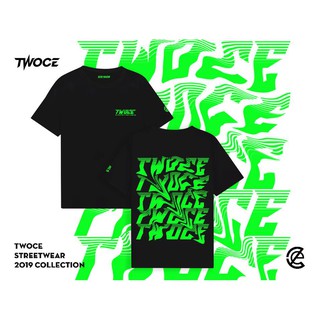 Áo thun unisex ripples - đen // twoce brand