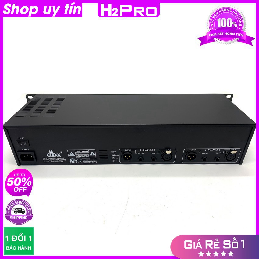 [RẺ VÔ ĐỊCH] Lọc xì DBX 231 chính hãng, bộ lọc âm thanh Equalizer DBX 231 cân chỉnh sắc nét từng âm thanh ( tặng 4 jack)