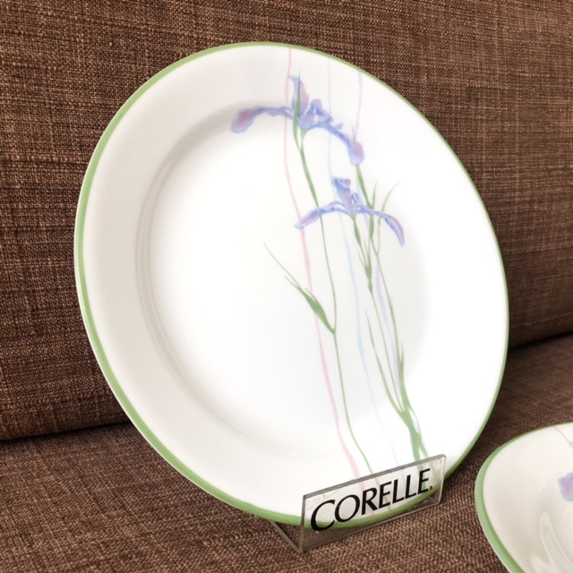 Combo 2 Dĩa thuỷ tinh Mỹ Shadow Iris Corelle 7707 -18cm