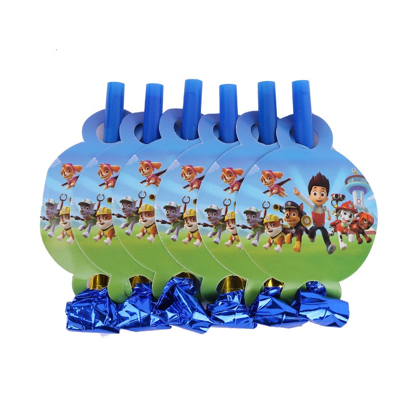 Phụ Kiện Trang Trí Tiệc Sinh Nhật Gia Đình Dùng Một Lần Họa Tiết Hoạt Hình PAW Patrol
