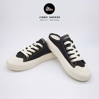 Giày Đạp Gót 🏆MÀU ĐEN🏆 Giày Sục NY đen/ Giầy thể thao nam, nữ đủ size