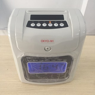 [ Tặng 200 thẻ] Máy chấm công Thẻ Giấy Okyo N1.