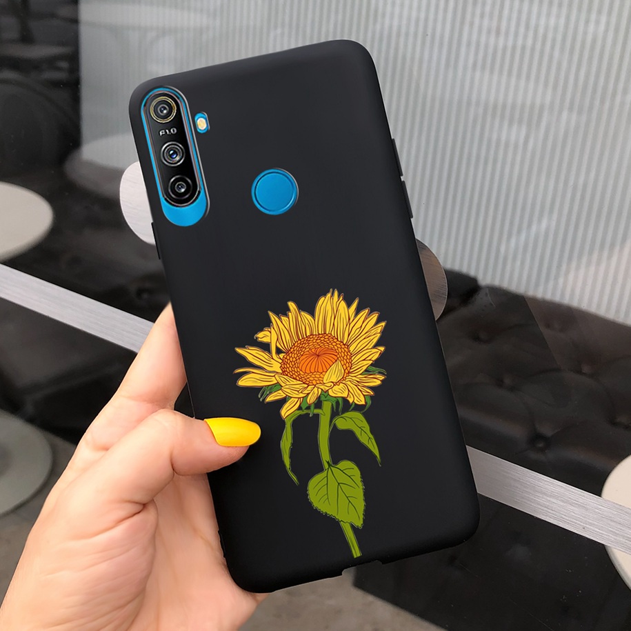 Ốp điện thoại dẻo họa tiết hoa xinh xắn thời trang dành cho REALME C3 3 PRO C3 RMX2021 RMX2020 3 PRO 3