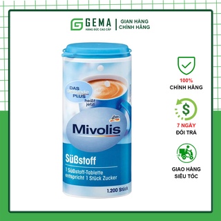 Đường ăn kiêng Mivolis của Đức hộp 1200 viên dành cho người bị tiểu đường