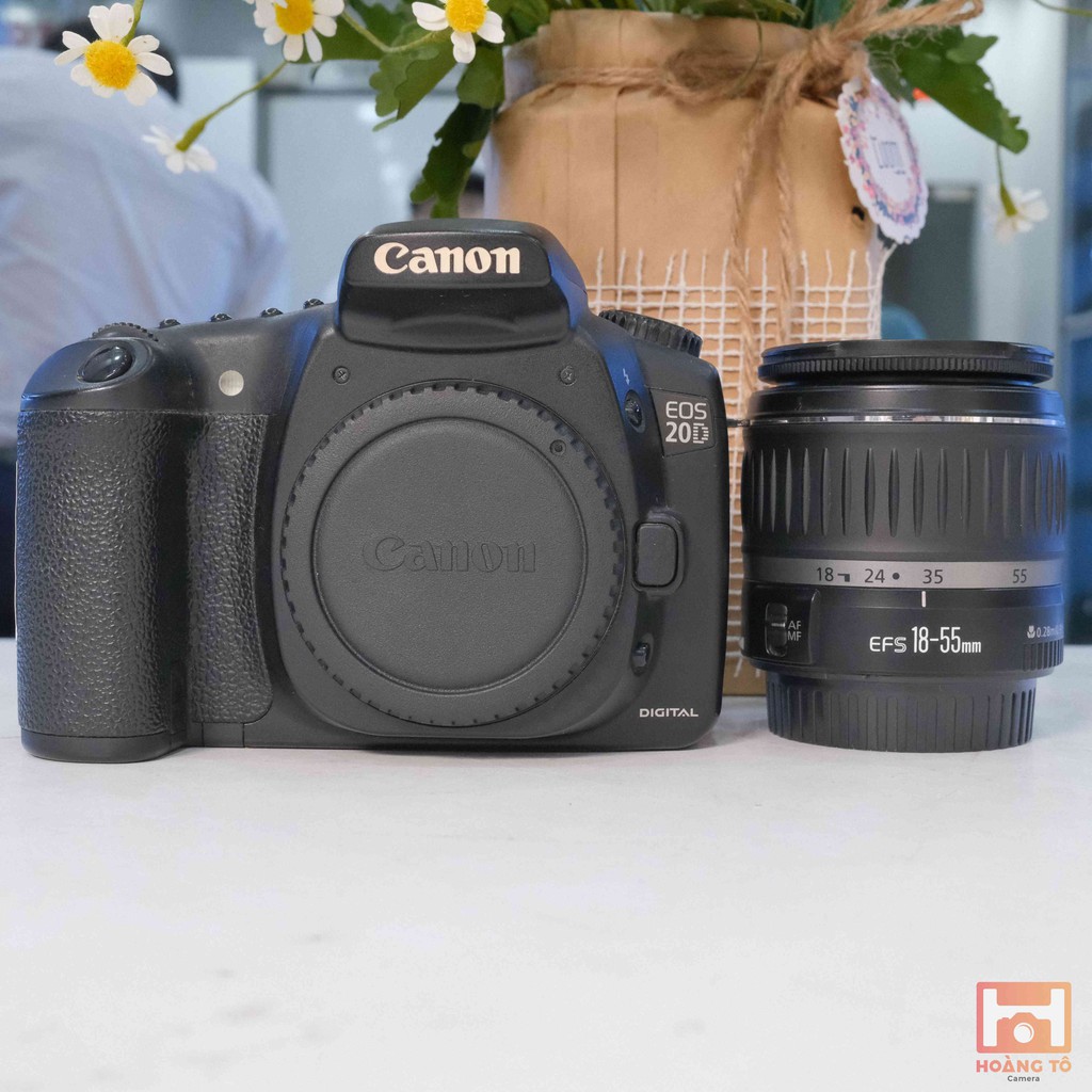 Máy ảnh Canon 20D + lens kit cũ