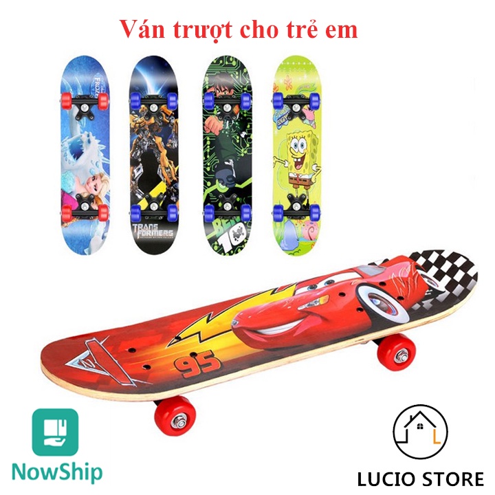 [ĐẠI HẠ GIÁ] Ván trượt skateboard thể thao chất liệu gỗ phong ép cao cấp 7 lớp