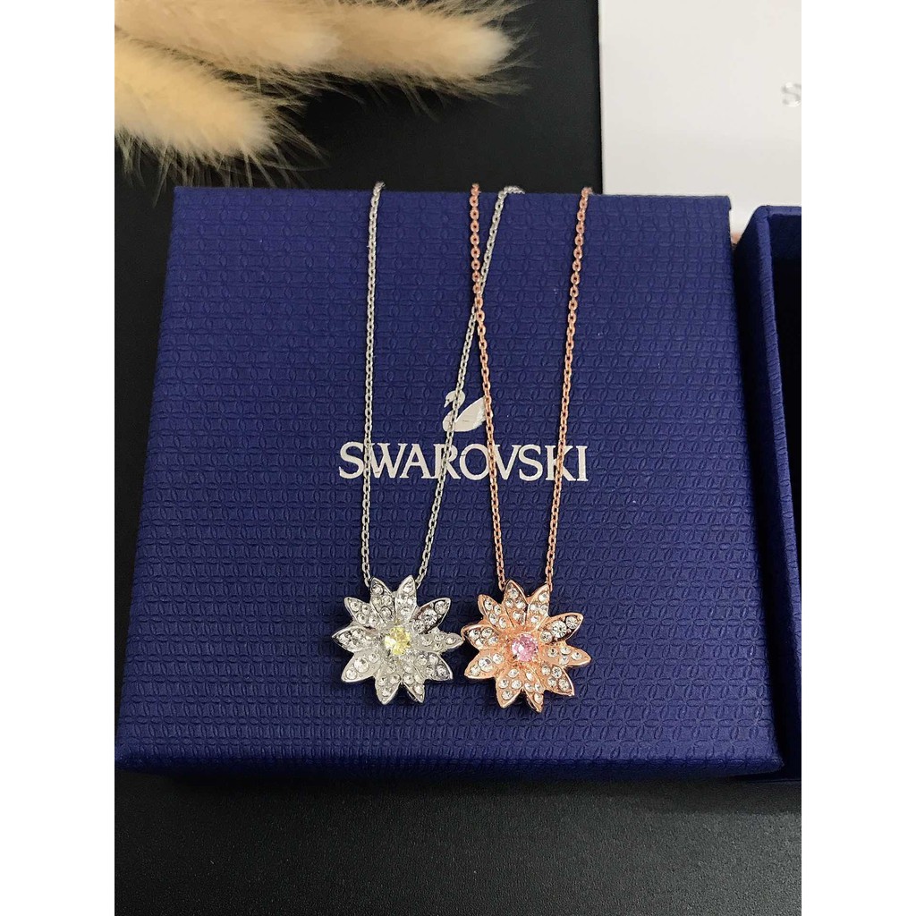 [Original] Swarovski ETERNAL FLOWER Small Daisy necklace S925 Silver Fashion Jewelry