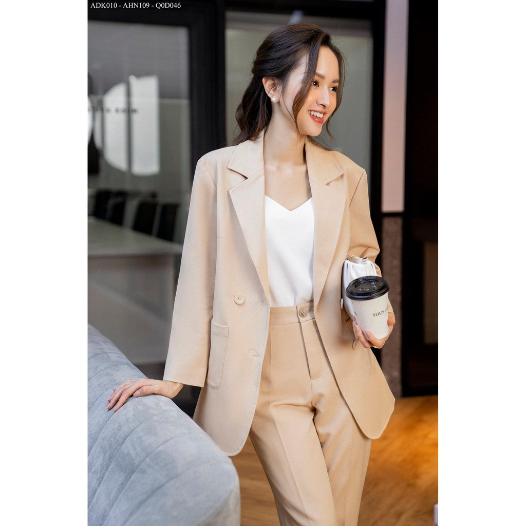 Áo vest 4 khuy 2 túi ốp vuông TIIN STORE ADK010