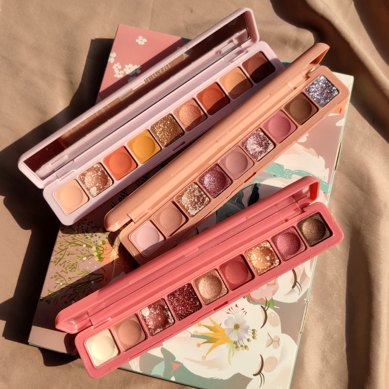 🌷 Phấn Mắt Nhũ Lameila Shadow 9 Ô 3600 Kèm Gương Nội Địa 🌷 | BigBuy360 - bigbuy360.vn