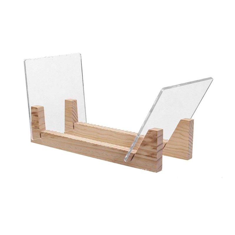 Giá đỡ đĩa than vinyl sức chứa lớn bằng acrylic trong suốt hiện đại