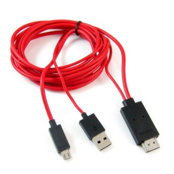 Cáp chuyển tín hiệu từ điện thoại lên tivi HDMI MHL 11 Pin