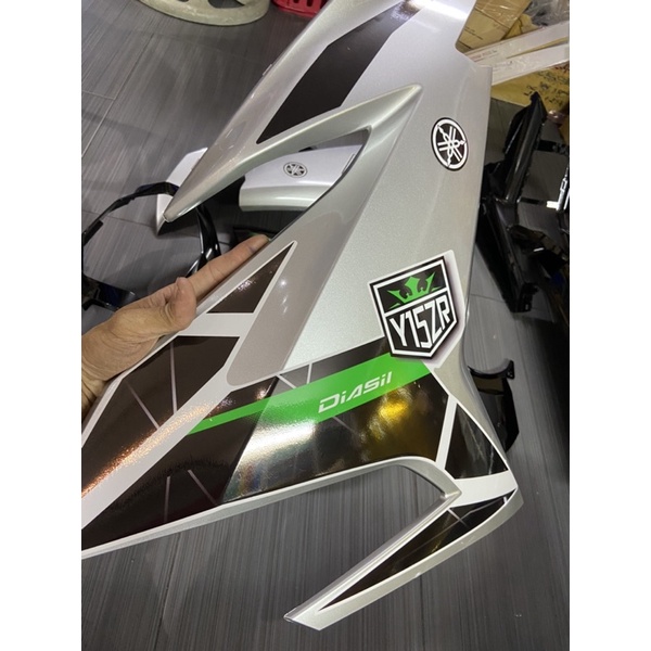 Dàn áo Exciter 150 đen bạc tem xanh phiên bản Y15zr 2020