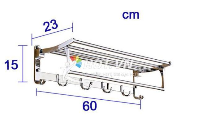 Giá treo khăn mặt 2 tầng