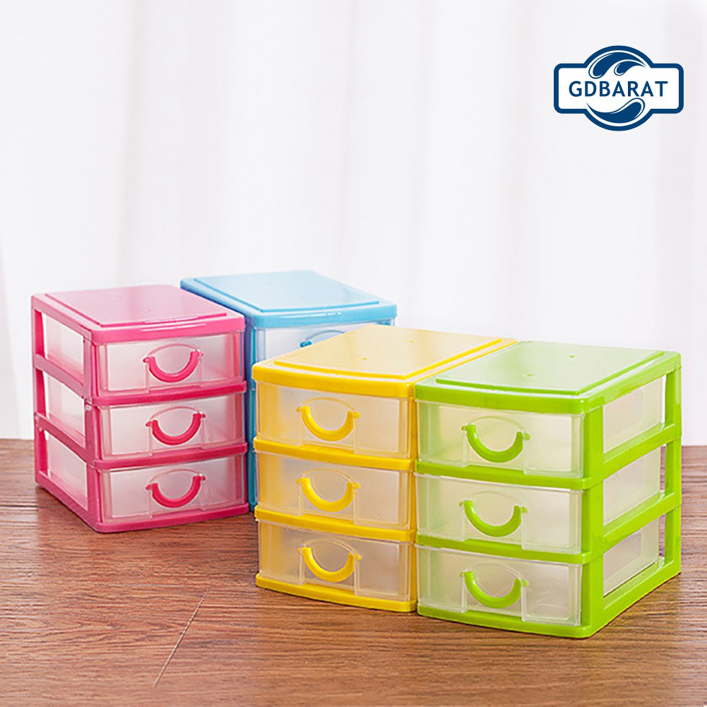 Hộp Đựng Đồ Trang Điểm Nhiều Ngăn Bằng Nhựa Nhiều Ngăn Tiện Dụng