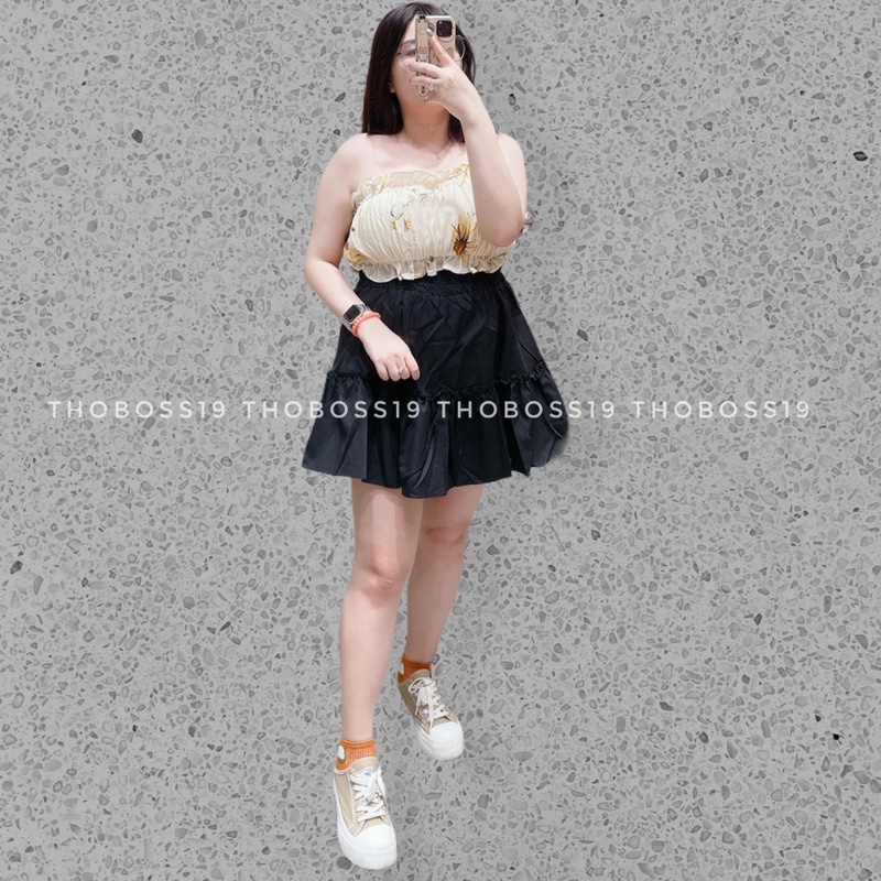 Áo Ống Bigsize Dáng Croptop Sun Flower