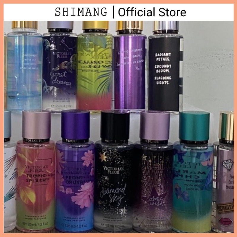 Xịt thơm body mist Nước hoa toàn thân VICTORIA hương thơm sang trọng 125ml