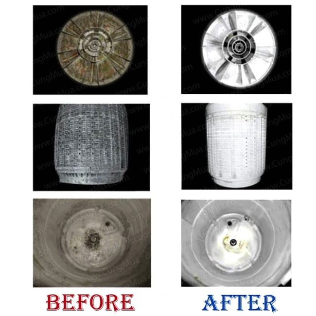 Bột tẩy lồng máy giặt, vệ sinh lồng giặt diệt khuẩn