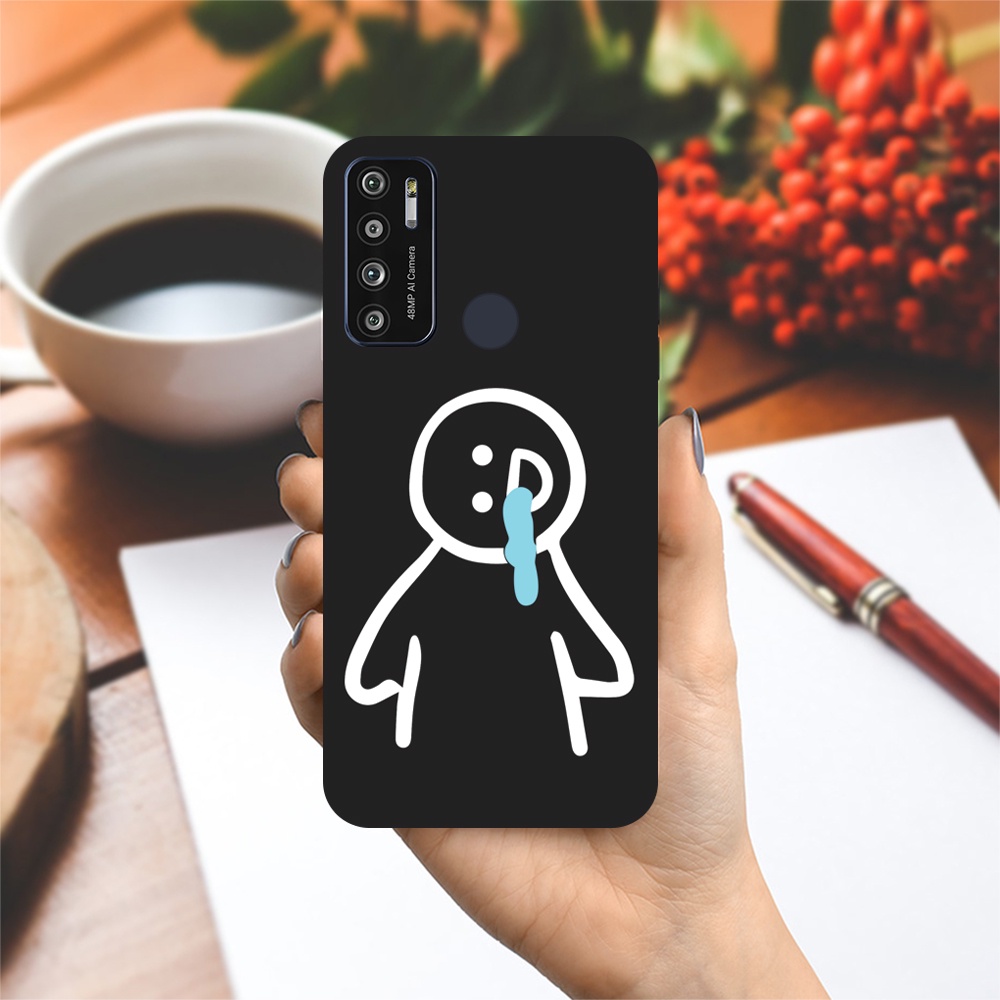 Ốp lưng Vsmart Joy 3/Joy 4/Active 3/Bee 3/Live/...dẻo đen hình Người que BST4