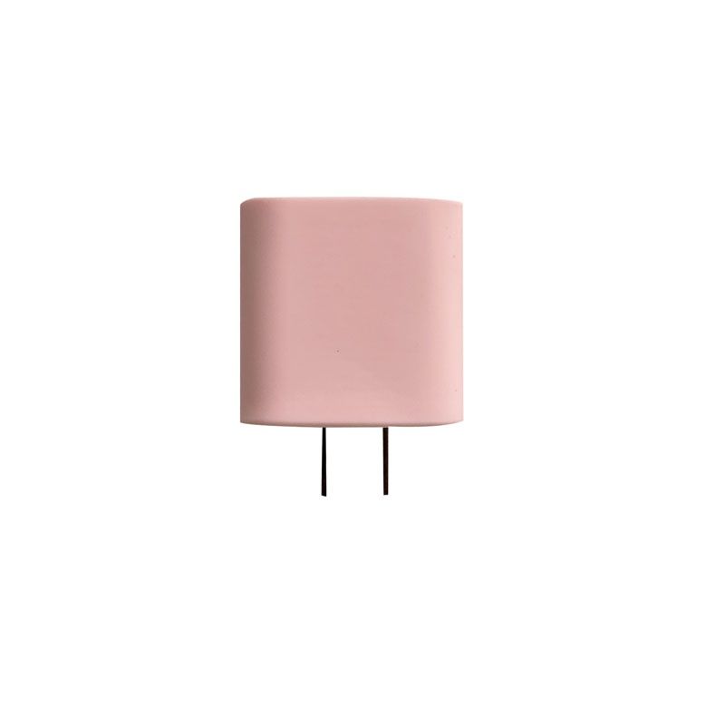 Ốp Điện Thoại Màu Macaron Bảo Vệ Ổ Cắm Sạc Cho iPhone 13 12 PD 18/20 W
