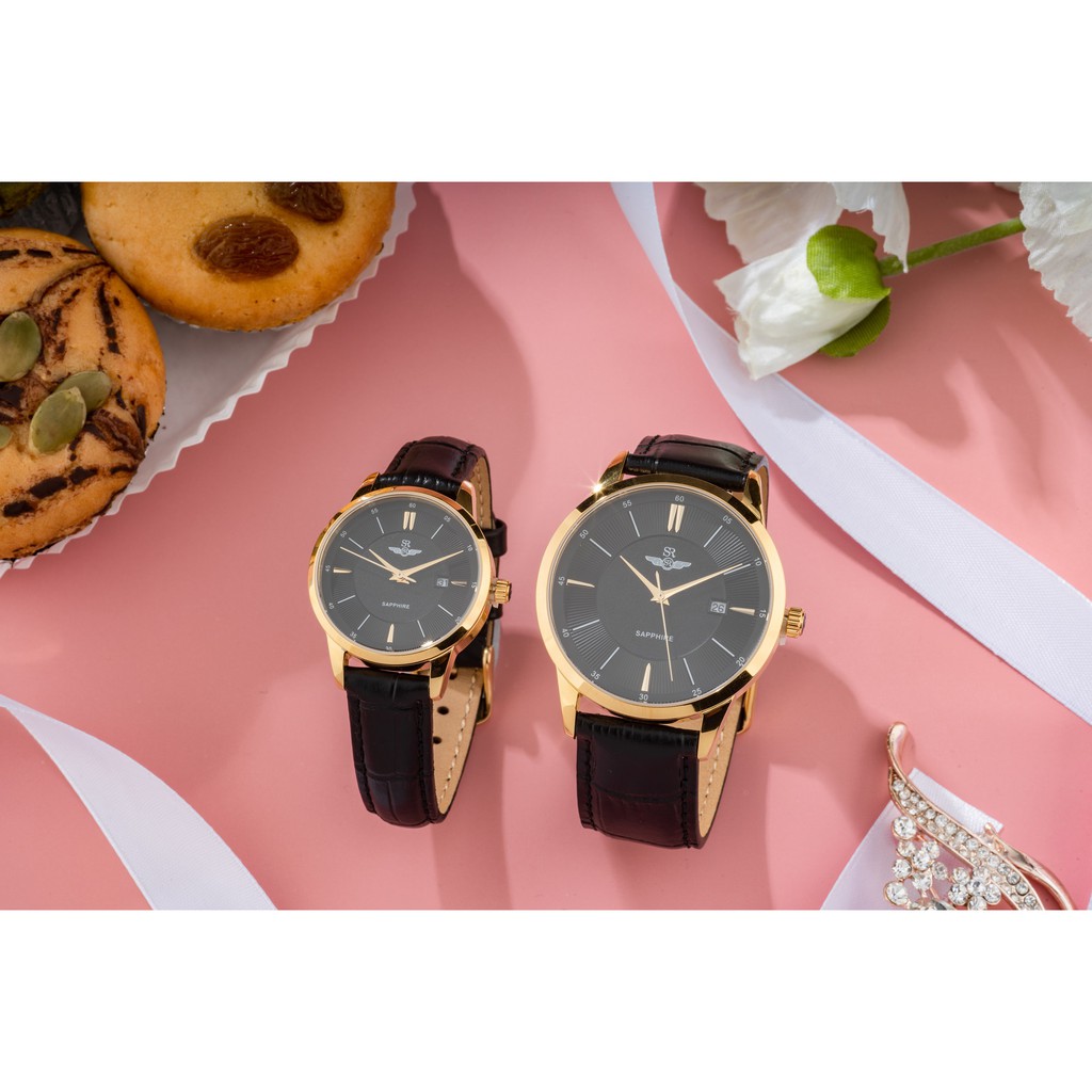 Đồng hồ nữ SR WATCH CHÍNH HÃNG SL80060, dây da