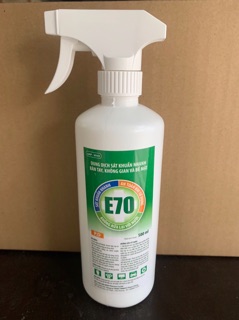 Rửa tay nhanh sát khuẩn E70 500ml