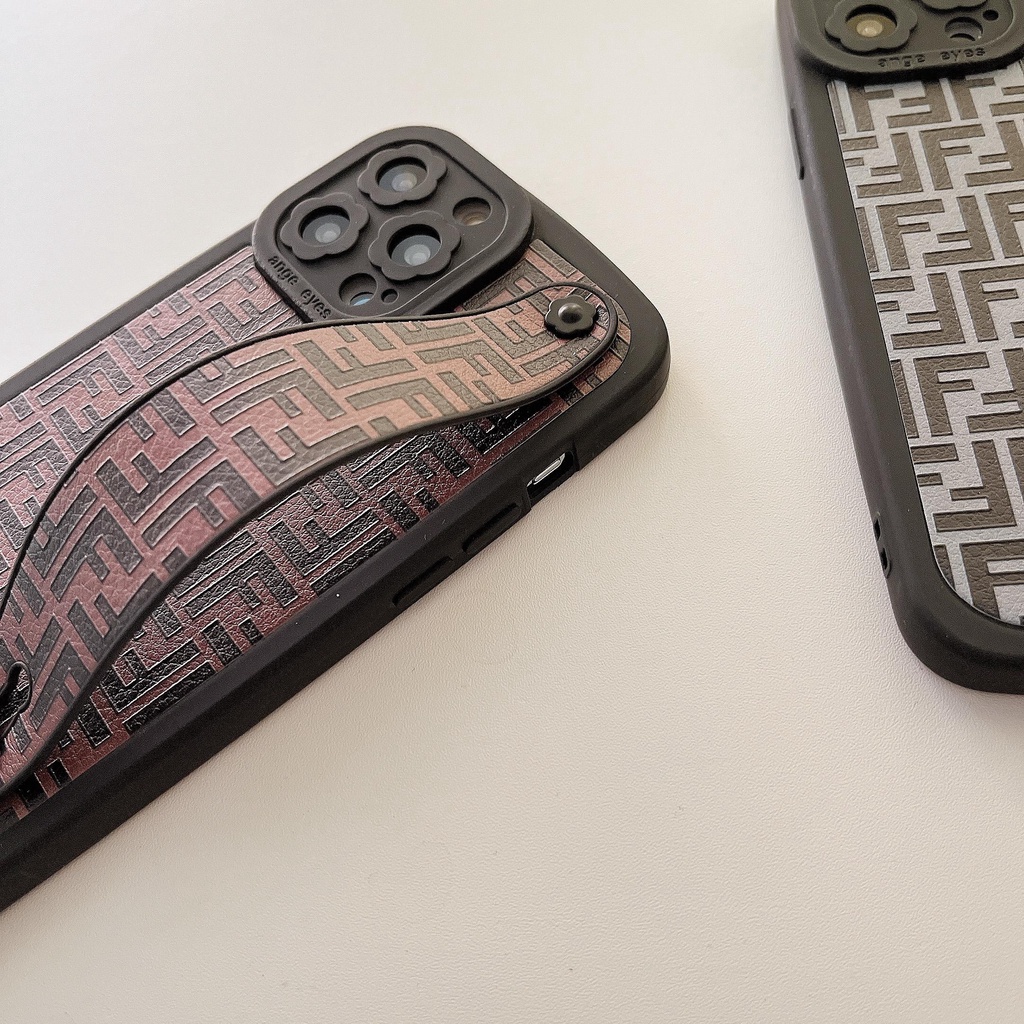 Ốp Điện Thoại Da Kèm Dây Đeo Sang Trọng Cho iphone 13 Pro Max i13 13pro 11ProMax i11 X XR Xs Max 7plus 8plus 12Pro 12 Pro Max