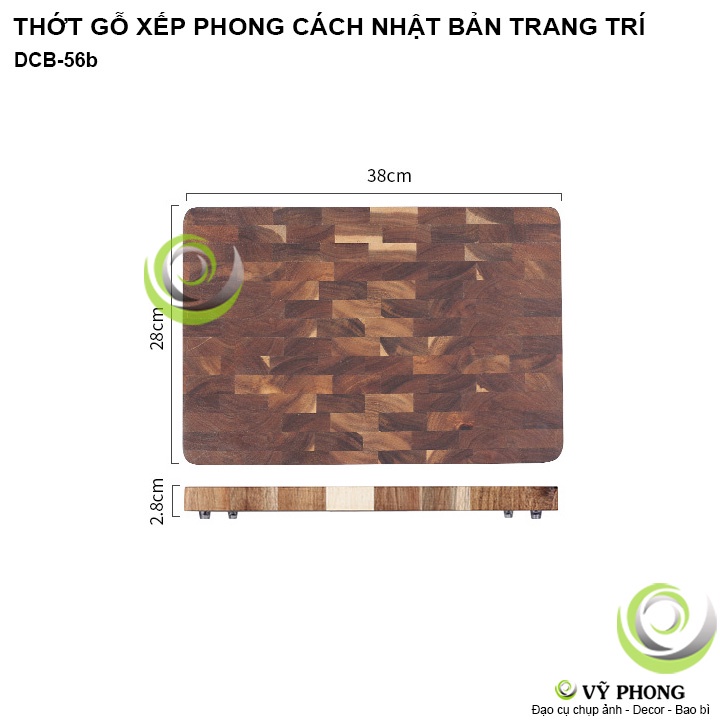 THỚT GỖ TEAK XẾP PHONG CÁCH NHẬT THỚT GỖ GHÉP GỖ TƯƠNG TƯ TỰ NHIÊN TRANG TRÍ BẾP ĐẠO CỤ CHỤP ẢNH SẢN PHẨM INS DCB-56