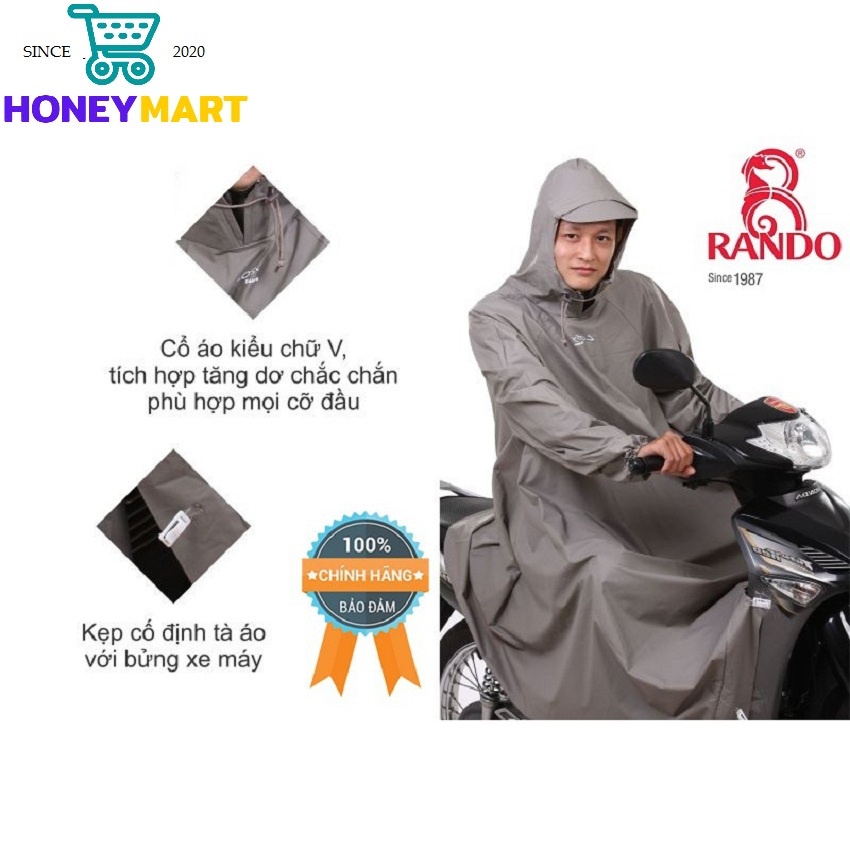 Áo Mưa Rando Poncho Cosy APPS-16 “không ướt ống quần” Honeymart