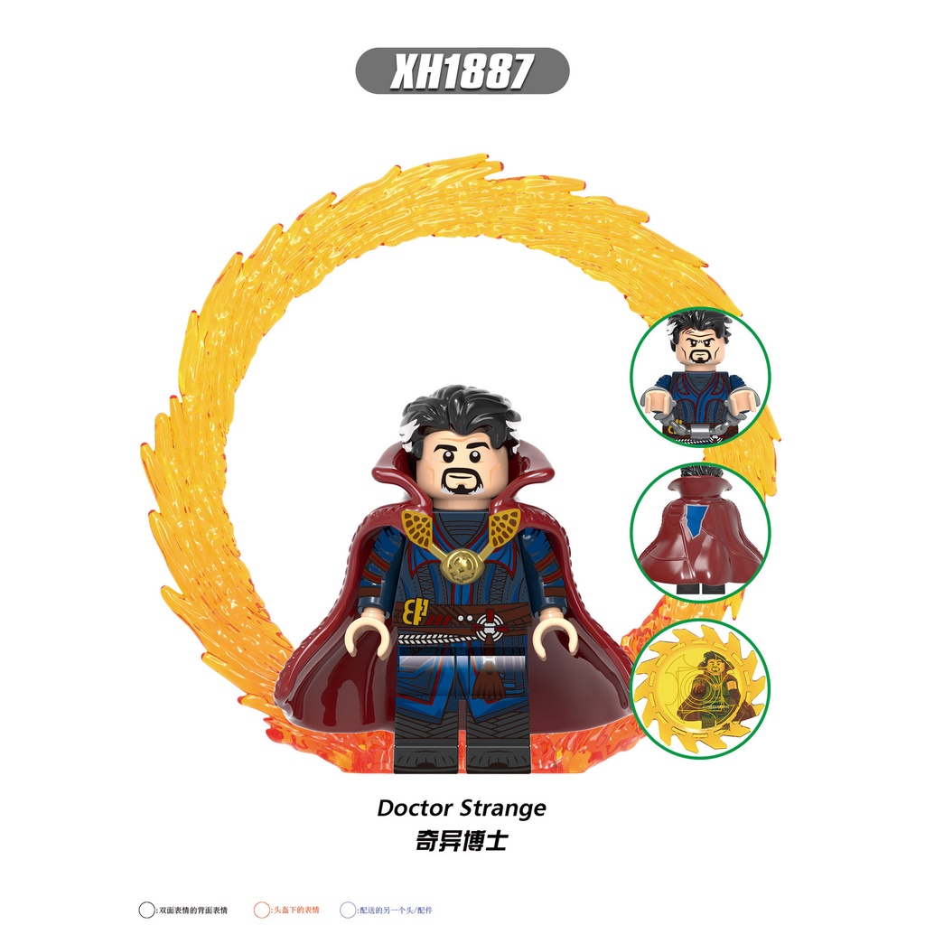 Minifigures Các Mẫu Nhân Vật Siêu Anh Hùng Phù Thủy Doctor Strange 2 In The Multiverse of Madness X0335 Đồ Chơi Lắp Ráp