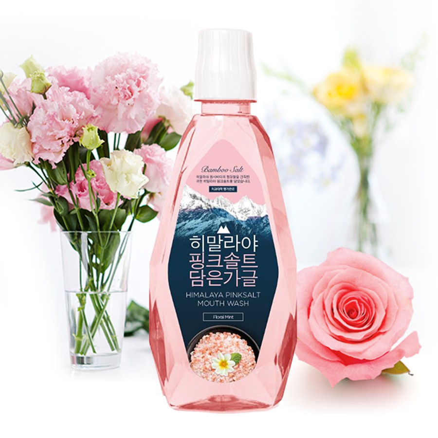 Nước Súc Miệng Bamboo Salt Muối Hồng Himalaya Pink Salt Mouth Wash GomiMall