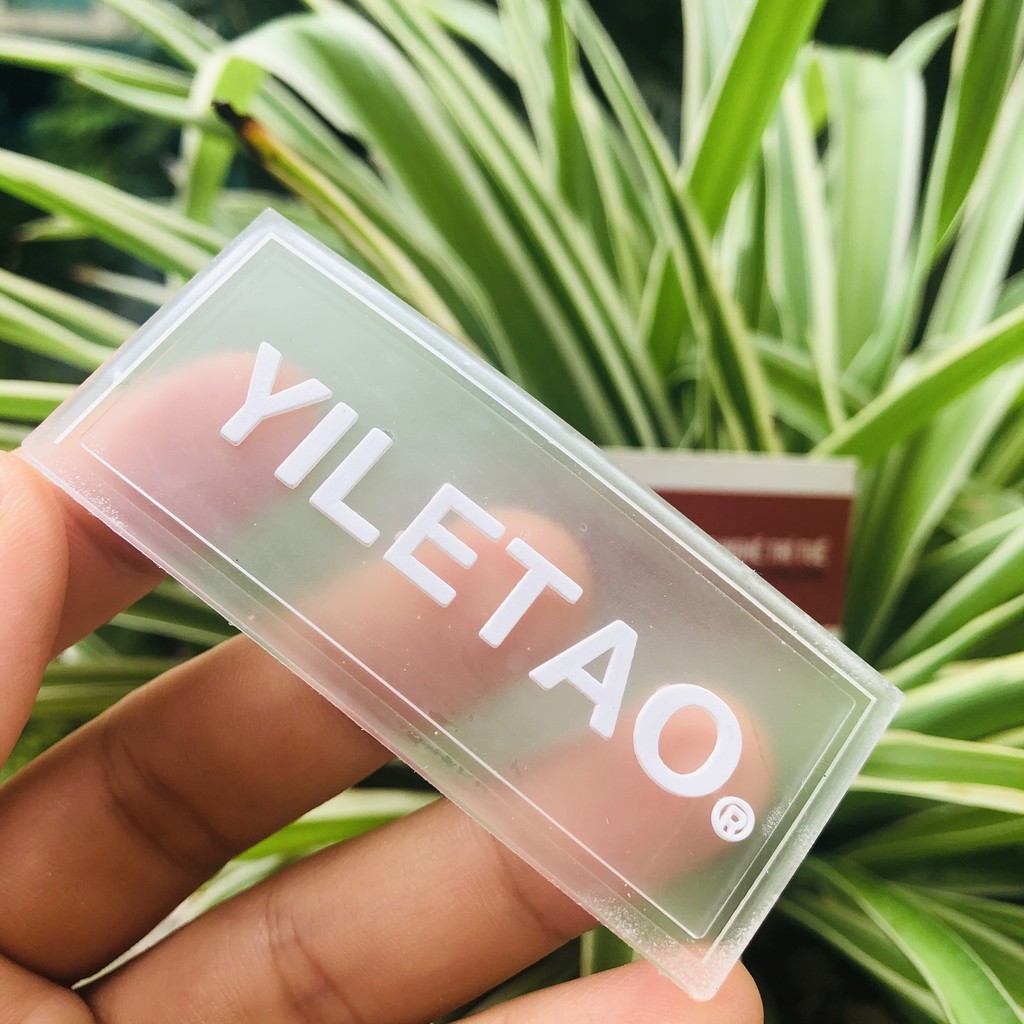 Nhãn mác nhựa trong để may quần áo - Mác may balo túi xách giày dép in ấn logo theo yêu cầu.