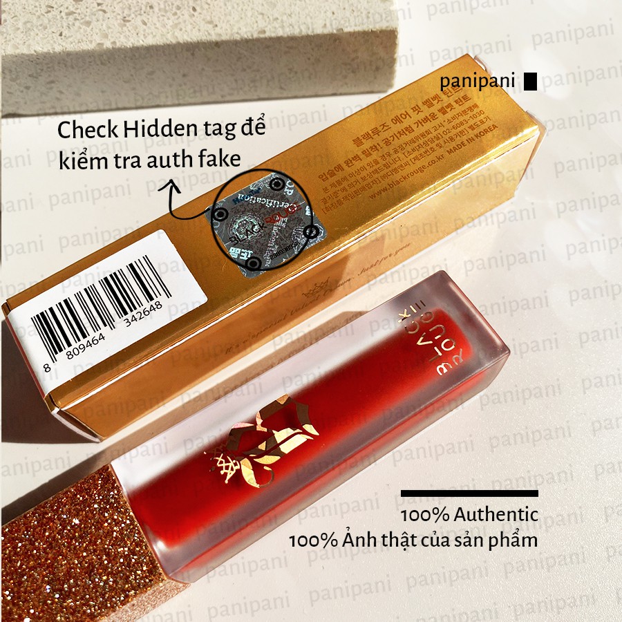 [100% AUTH]-VER 7-Son Kem Lì Black Rouge Air Fit Velvet Tint Velvet Crown 4,5g | BigBuy360 - bigbuy360.vn