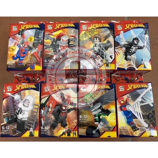 Bộ xếp hình SY 688 Marvel Super heroes Spiderman minifigures lắp ráp nhân vật người nhện